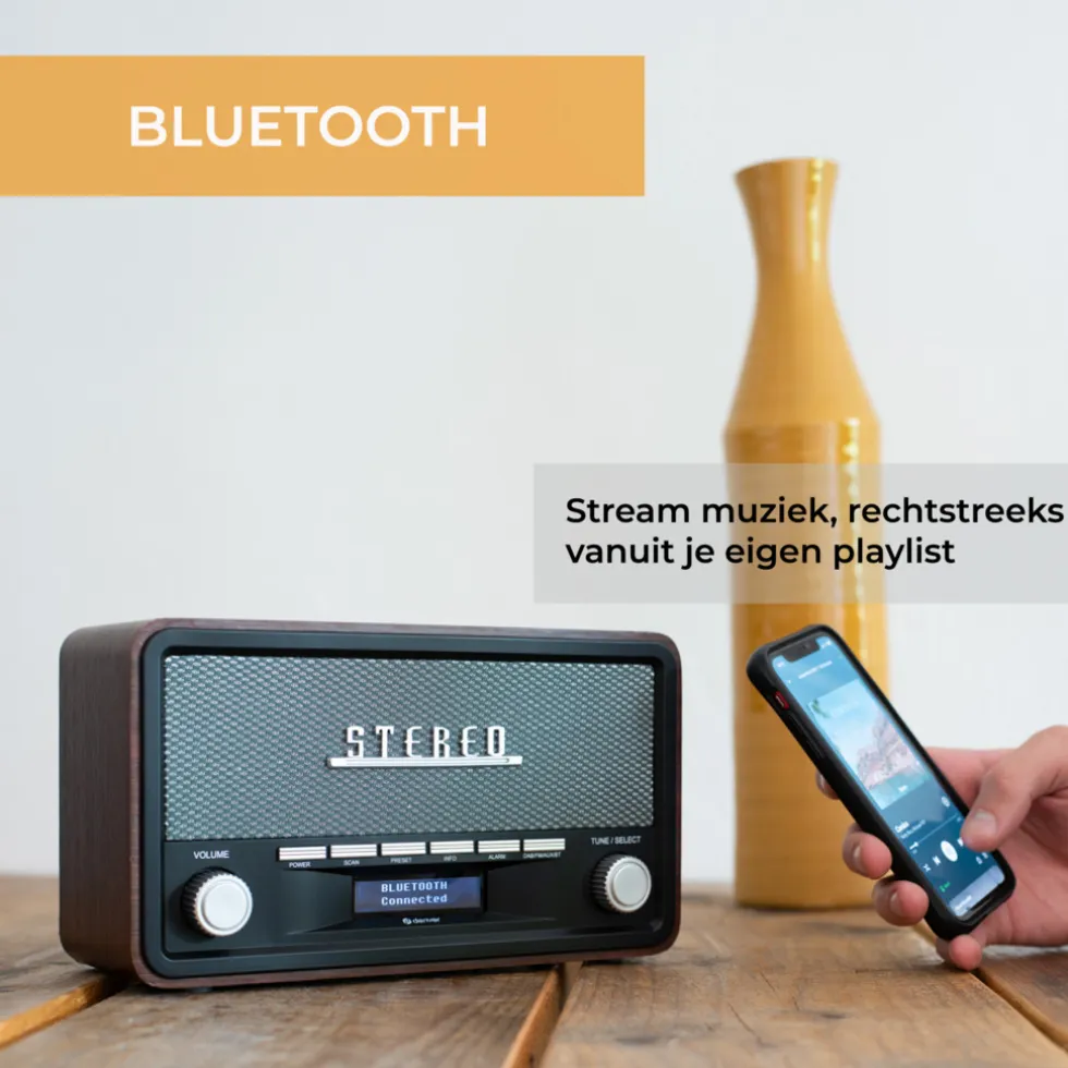 Denver DAB18 DAB+/FM Radio met Bluetooth