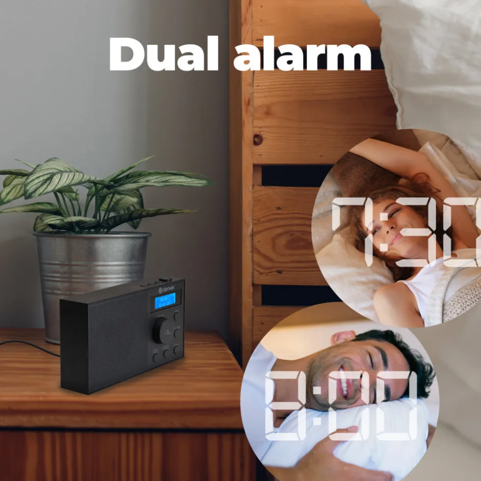 Denver DAB51B DAB+/FM Nood-Radio met Bluetooth