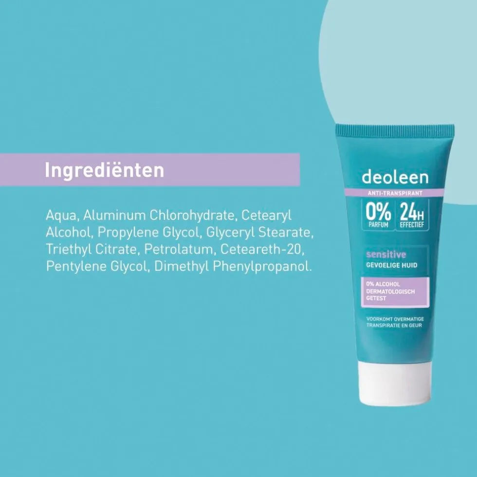 Deoleen Sensitive Antitranspirant Crème