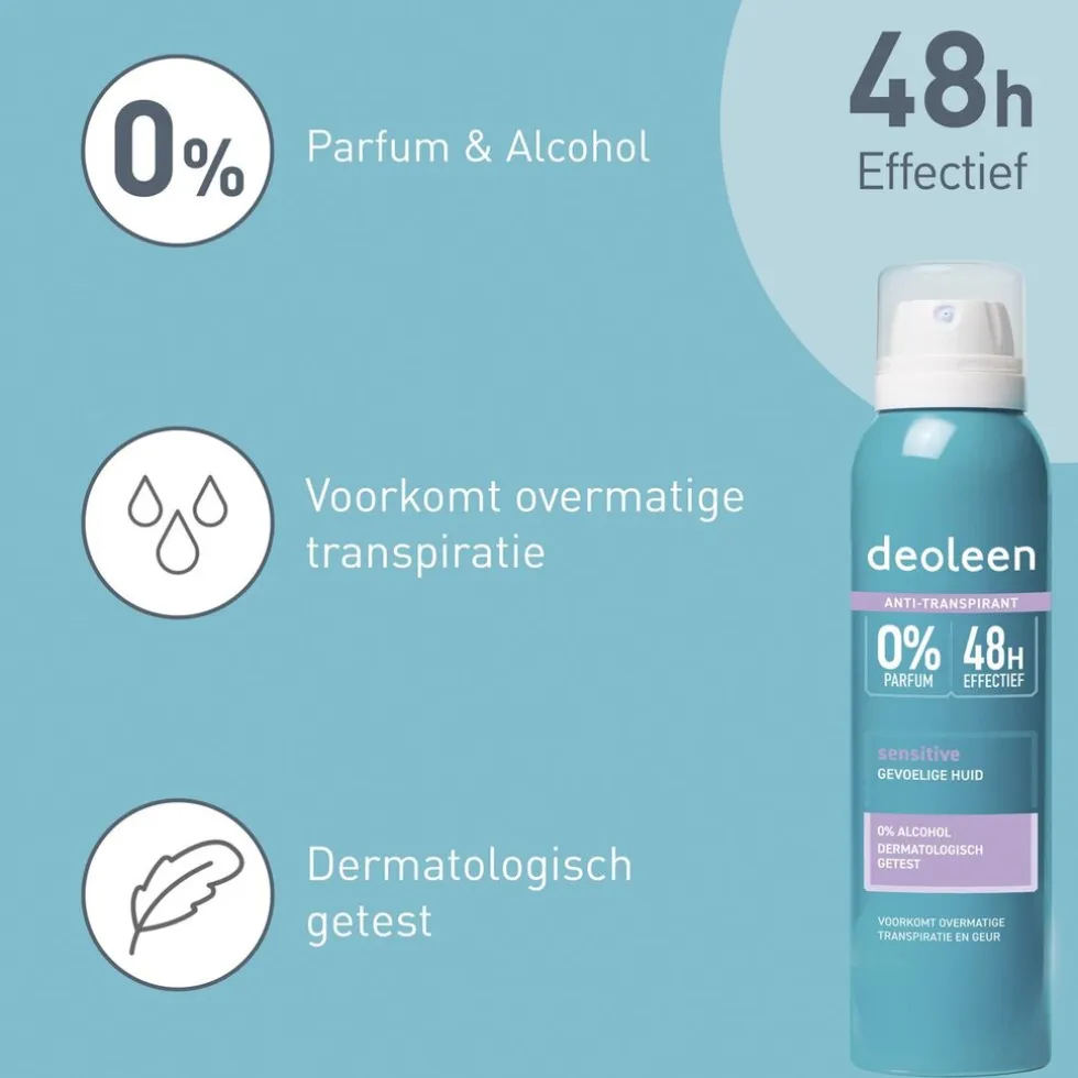 Deoleen Sensitive Antitranspirant Spray