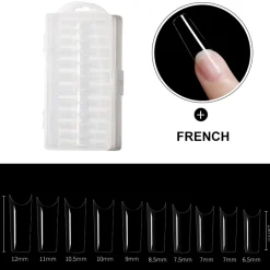 Dermarolling Nageltips Long Coffin