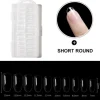 Dermarolling Nageltips Short Oval Round