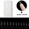 Dermarolling Nageltips Short Coffin