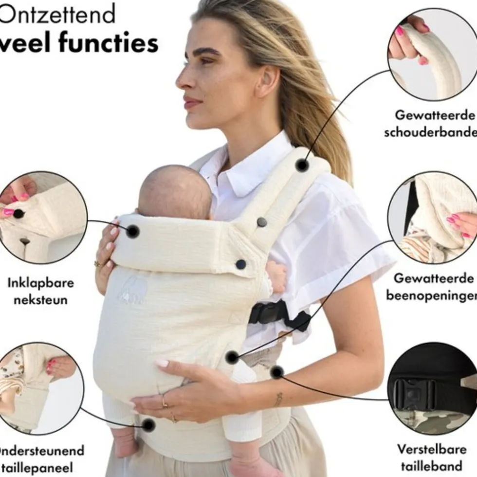 Deryan Amora Ergonomische Baby Draagzak