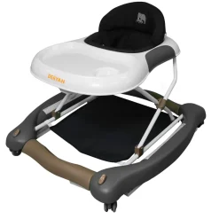 Deryan 4-in-1 inklapbare Loopstoel met speelset en dienblad