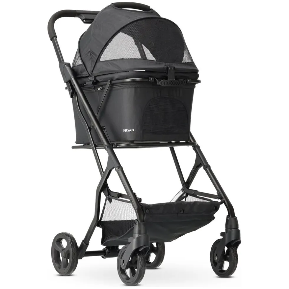 Deryan Luxe Inklapbare Hondenbuggy Huisdieren wandelwagen