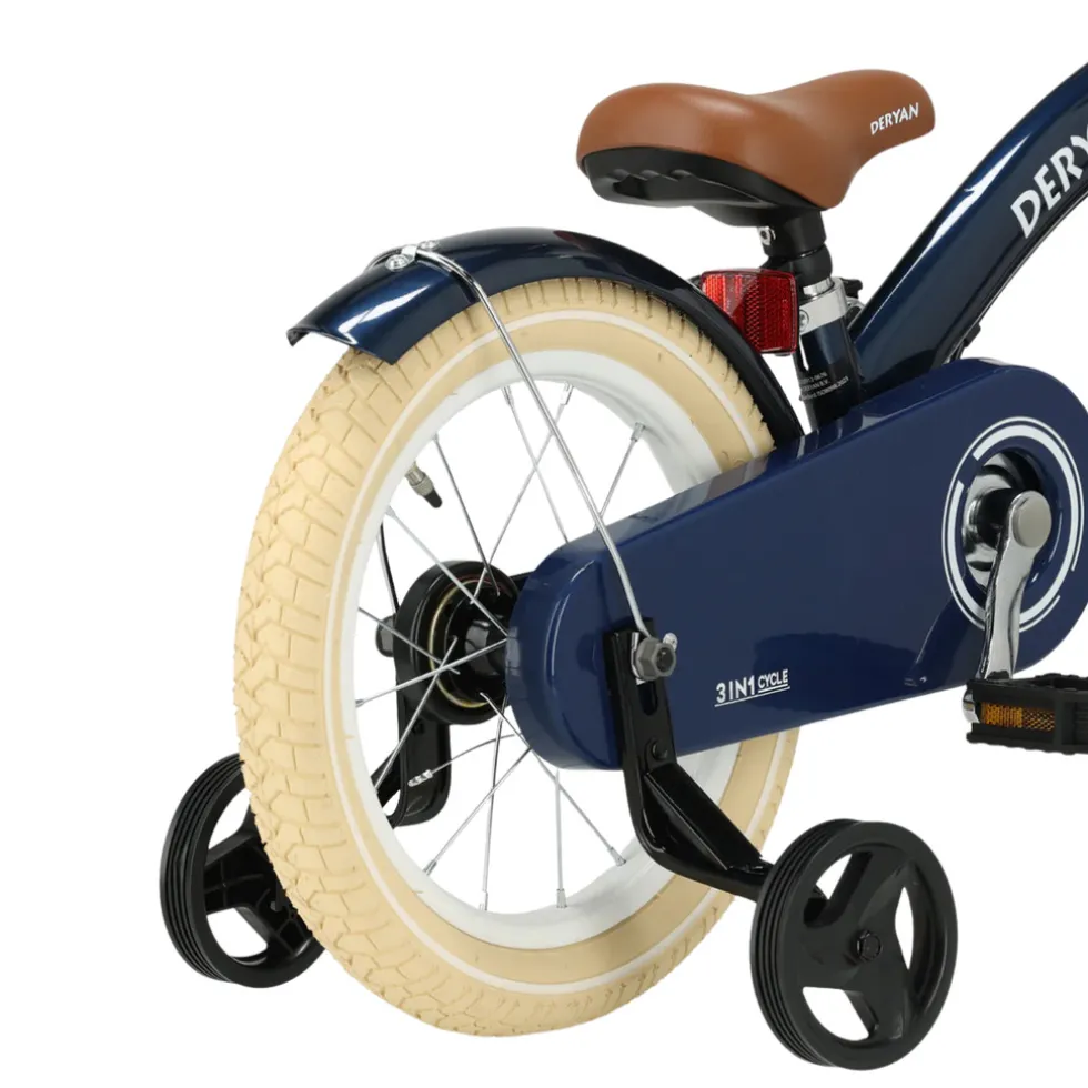 Deryan Luxe Kinderfiets 14 Inch 3 in 1 Loopfiets