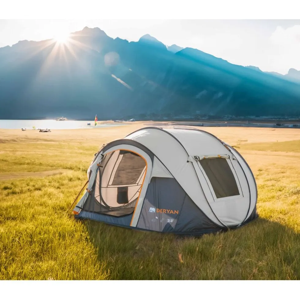 Deryan Luxe Pop-Up Tent 4P UV50+ 5000mm