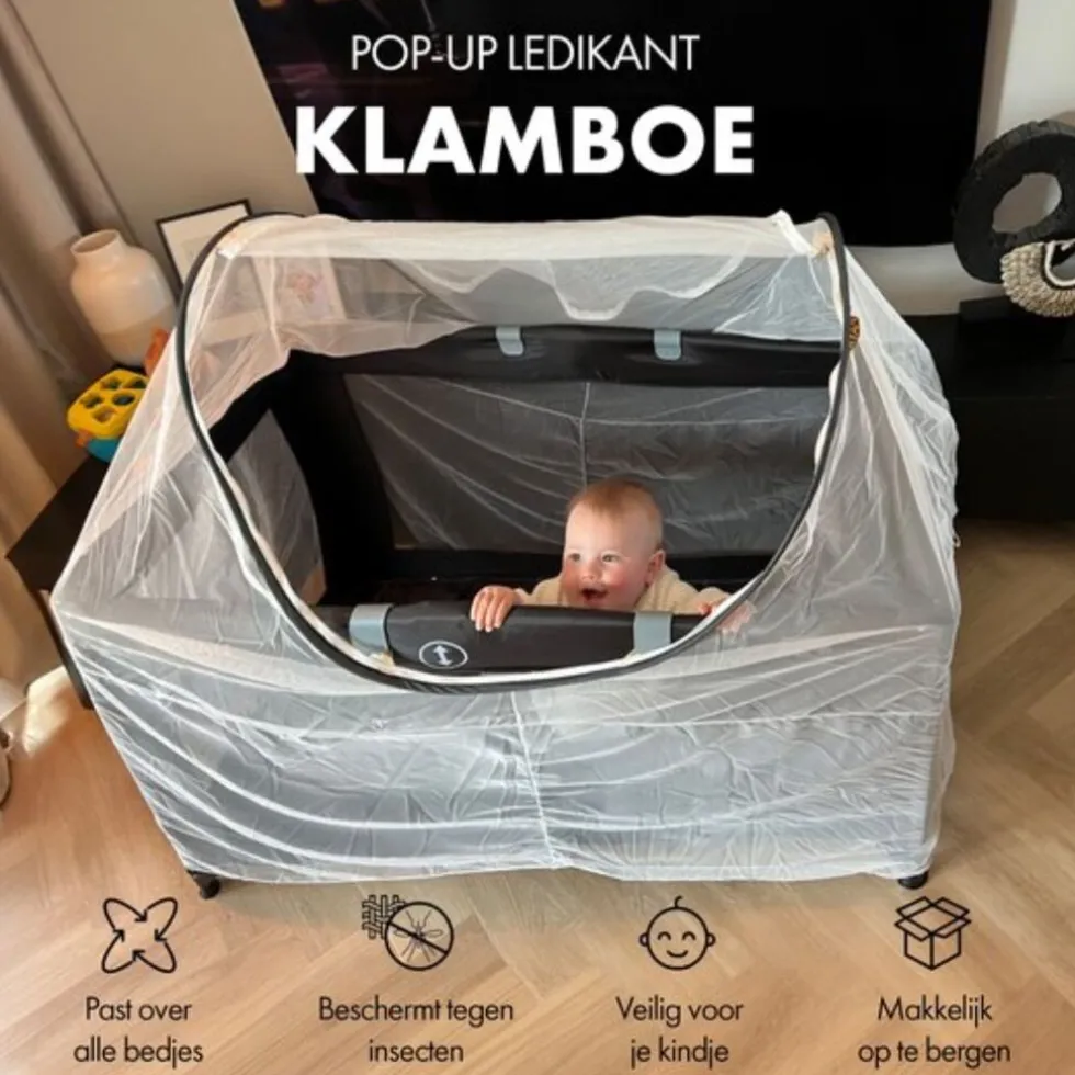 Deryan Universeel Luxe Klamboe voor Campingbed
