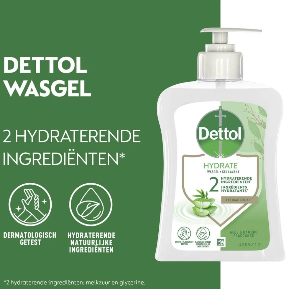 Dettol Aloë Vera Antibacteriële Wasgel