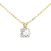 Di Lusso 14K Gouden Collier met hanger – 0.40 ct Lab Grown Diamant