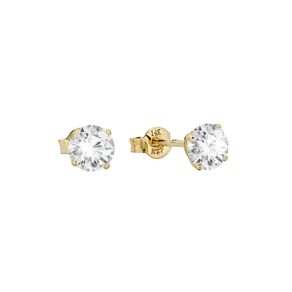 Di Lusso 14K Gouden Oorstekers – 0.60 ct Lab Grown Diamant