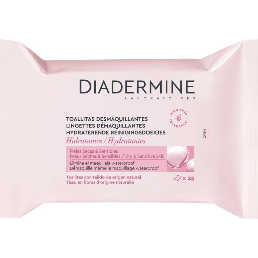 Diadermine Hydraterende Reinigingsdoekjes