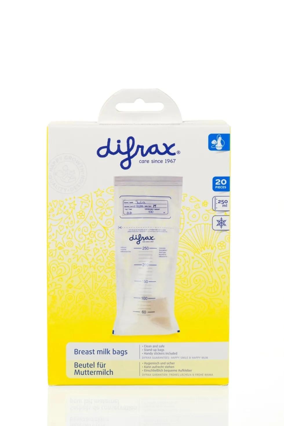 Difrax Moedermelk bewaarzakjes - 40 stuks