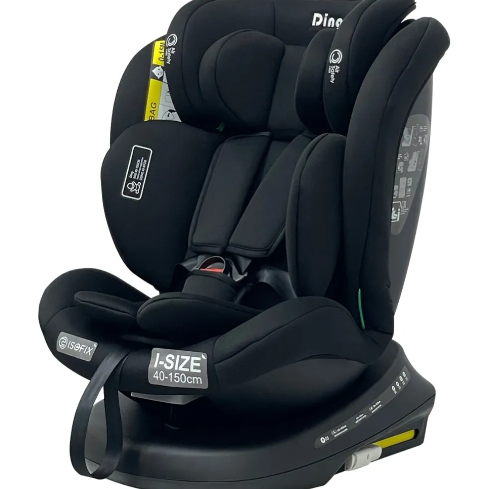Ding Aiden Black 40-150 cm 360° i-Size Autostoel