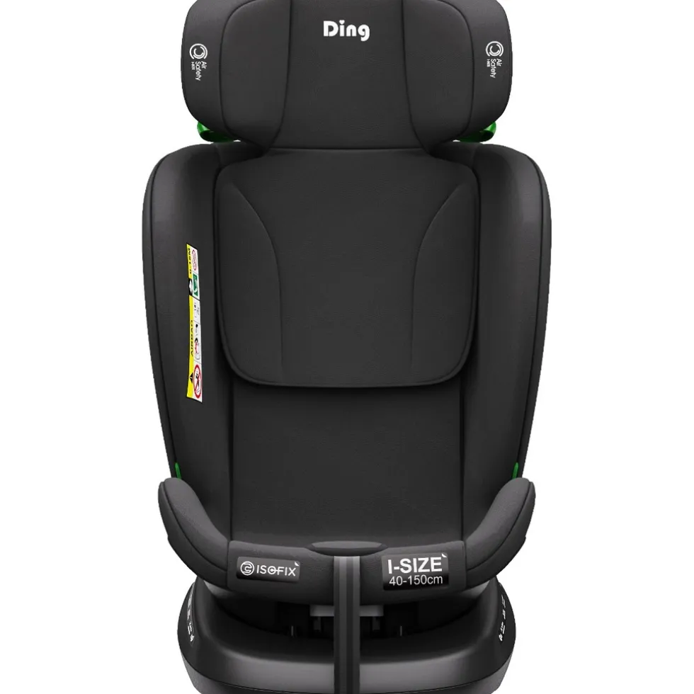 Ding Aiden Black 40-150 cm 360° i-Size Autostoel