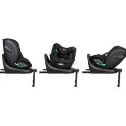 Ding Fynn Black 40-150 cm 360° i-Size Autostoel