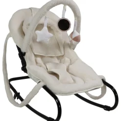 Ding Viggo Bouclé Off-white Wipstoel