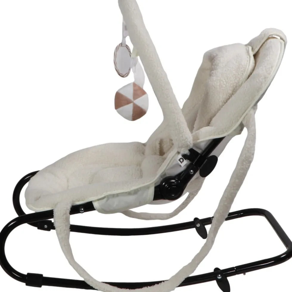 Ding Viggo Bouclé Off-white Wipstoel