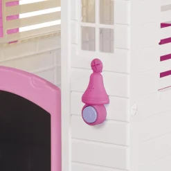 Dolu Garden Wit/Roze Speelhuisje met Accessoires