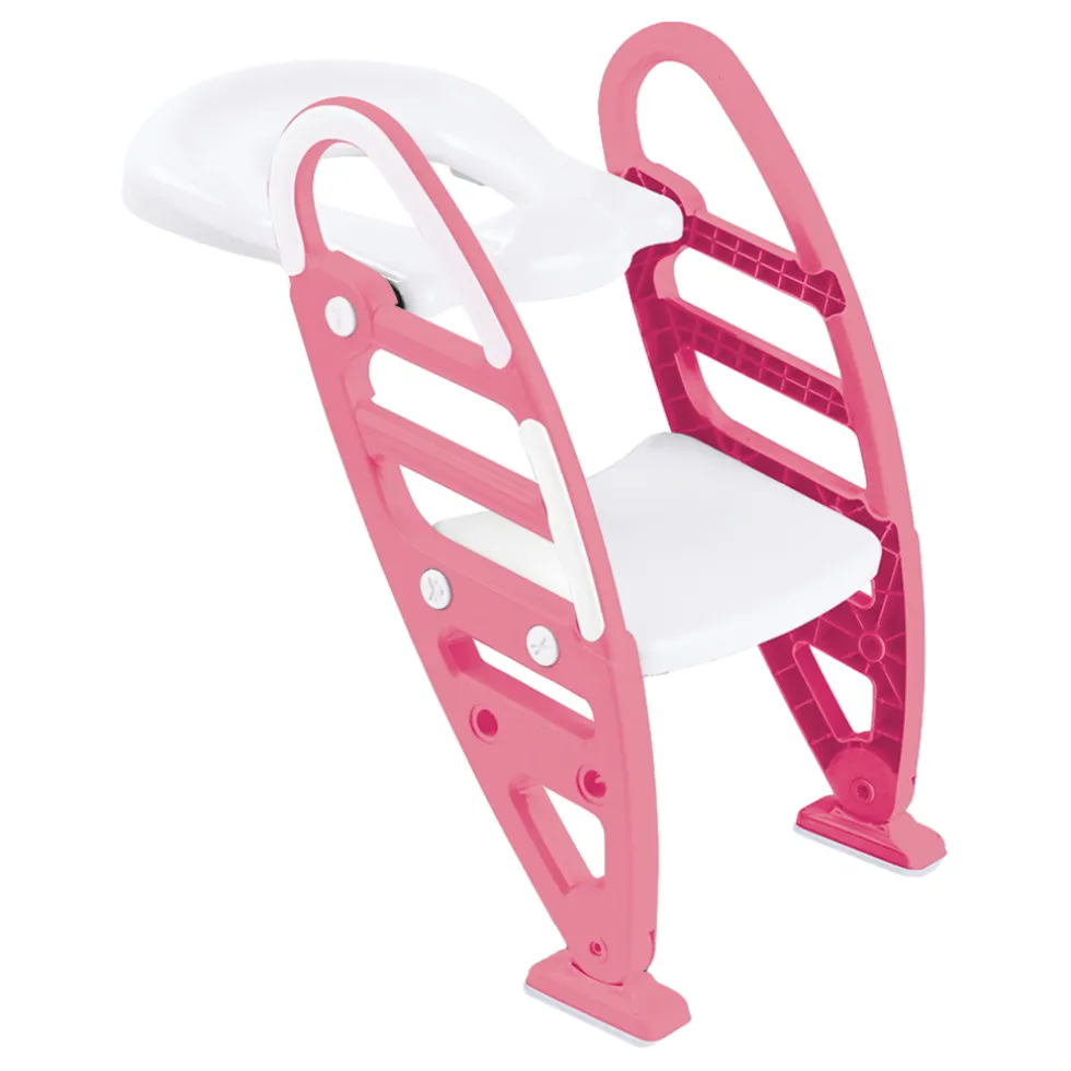 Dolu Roze Toilettrainer met Trapje