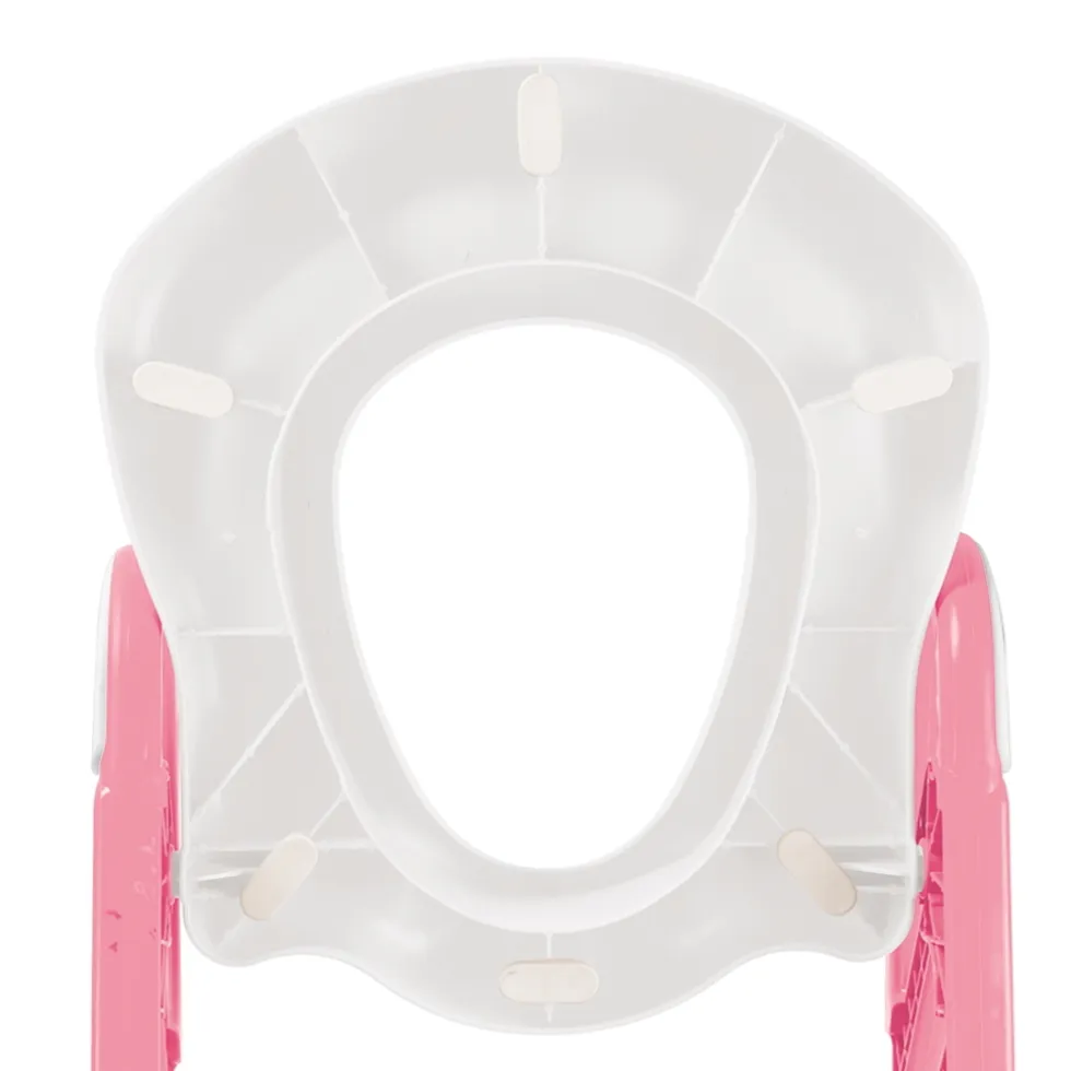 Dolu Roze Toilettrainer met Trapje