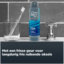 Dove Men+ Care Advanced Clean Comfort Antitranspirant Deodorant Spray