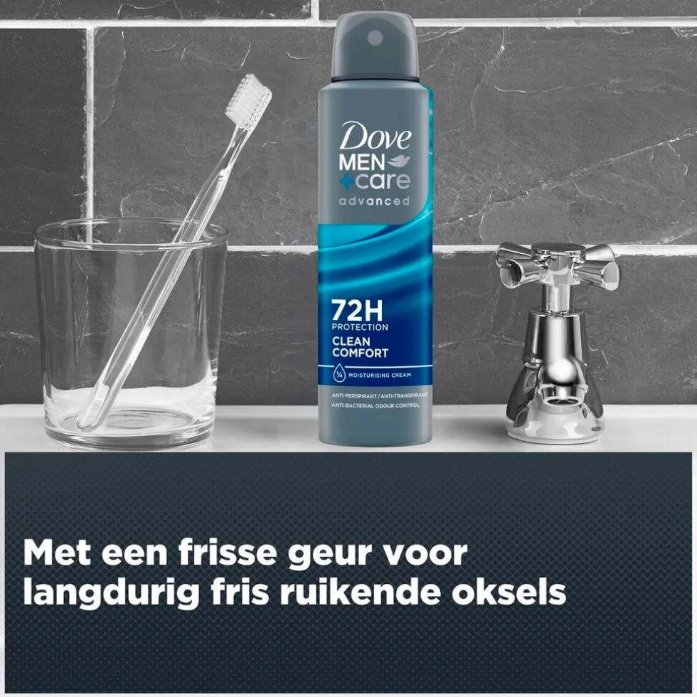 Dove Men+ Care Advanced Clean Comfort Antitranspirant Deodorant Spray