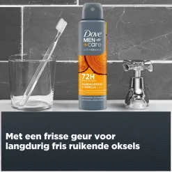 Dove Men+Care Advanced Sandelwood + Vanilla Antitranspirant Spray