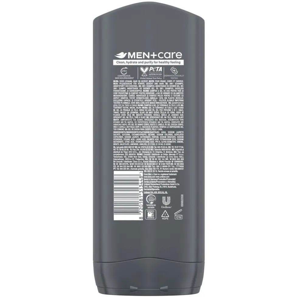 Dove Men+Care Clean Comfort Douchegel