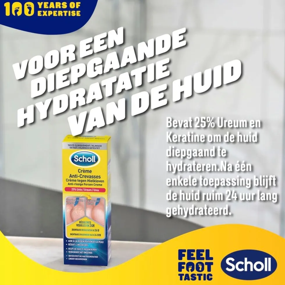 Dr. Scholl's Active Repair K+ Herstellende Hielkloven Crème