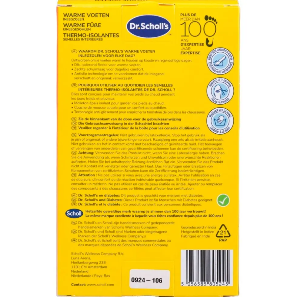 Dr. Scholl's Warme Voeten Inlegzolen