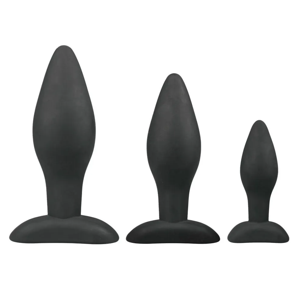 EasyToys Anal Collection Siliconen Buttplugsetje
