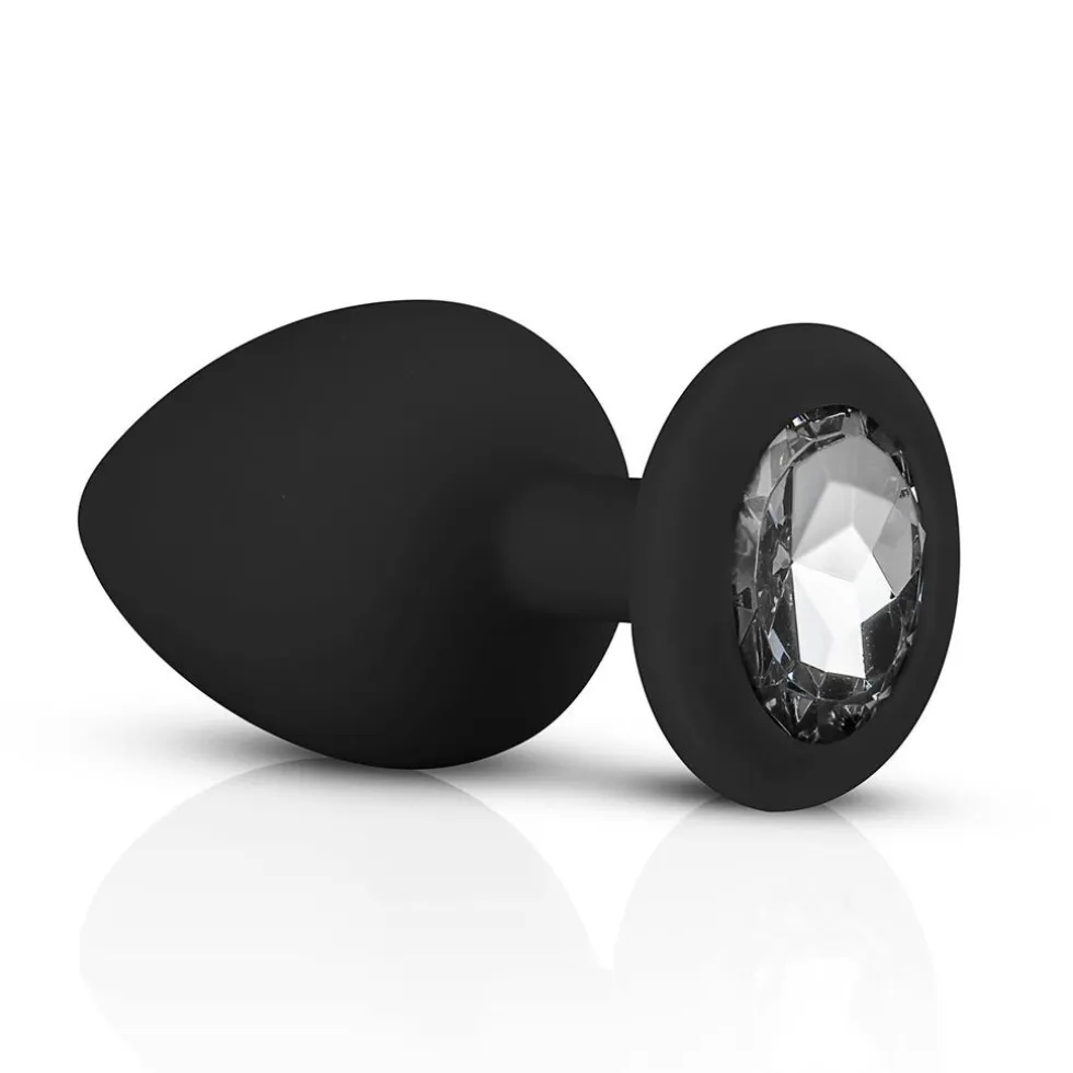 EasyToys Anal Collection Siliconen Buttplugset Met Diamantjes