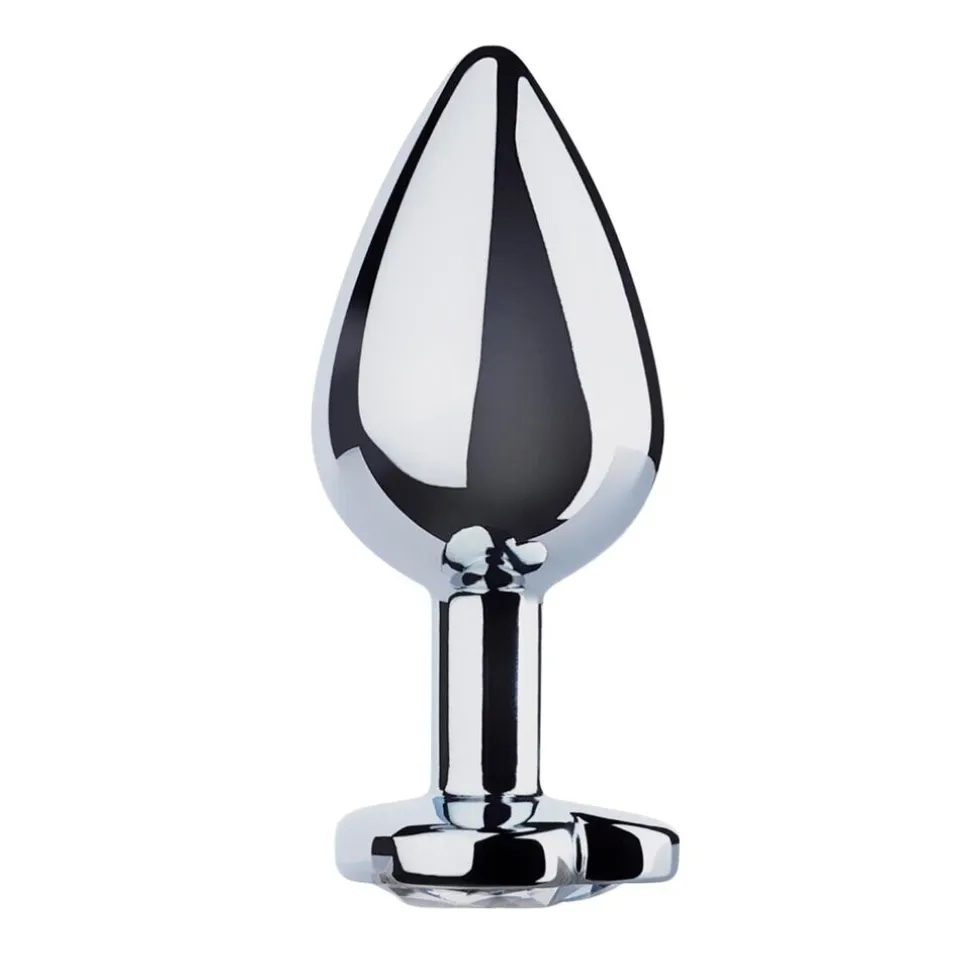 EasyToys Buttplug met Zilverkleurig Hartje