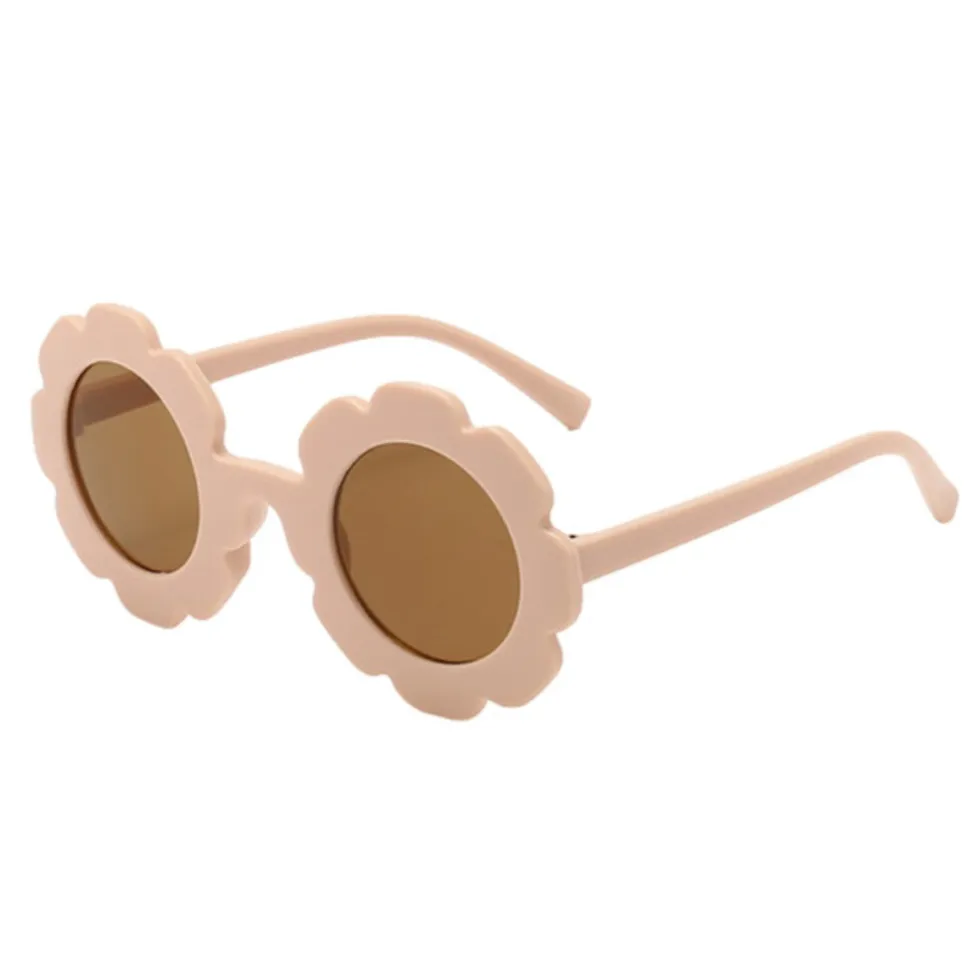 Eco Toys Bloem Roze 2-6 jr Kinderzonnebril