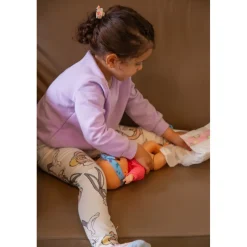 Eco Toys 33cm Pop Blauw/Roze Outfit met Accessoires