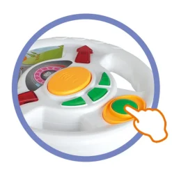 Eco Toys Sports Geel Loopauto met Muziek HC516257