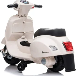 Eco Toys Wit 1,5-3 jaar Elektrische Vespa Scooter