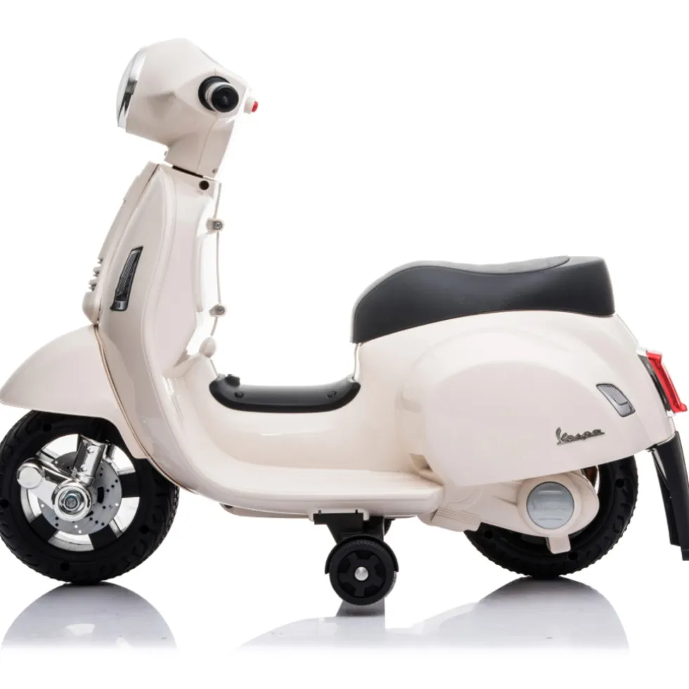 Eco Toys Wit 1,5-3 jaar Elektrische Vespa Scooter