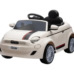 Eco Toys Wit Elektrische Fiat 500 Kinderauto