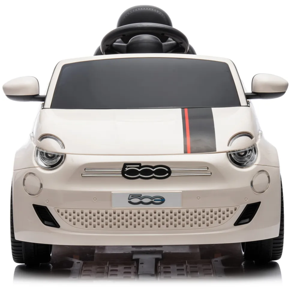 Eco Toys Wit Elektrische Fiat 500 Kinderauto