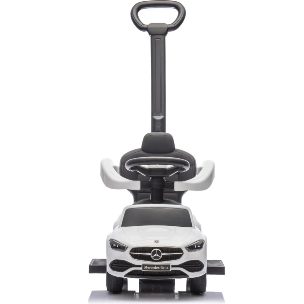 Eco Toys Wit Mercedes Benz Loopauto met Duwstang