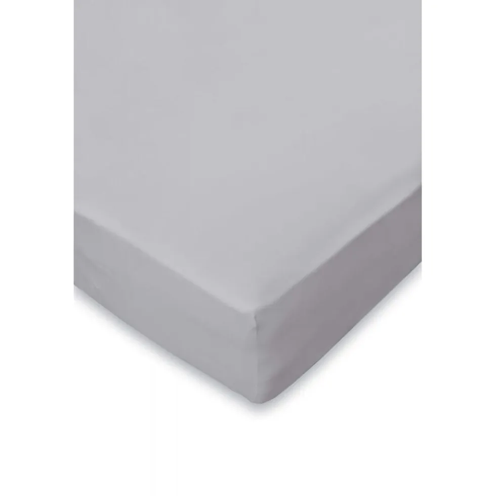 Elegance Hoeslaken Jersey Katoen Stretch 35cm Hoge Hoek - licht grijs 80/90x190/200cm