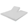 Elegance Splittopper Hoeslaken Perkal Katoen - licht grijs 180x210/220cm