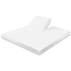 Elegance Splittopper Hoeslaken Jersey Katoen Stretch - wit 160x200cm