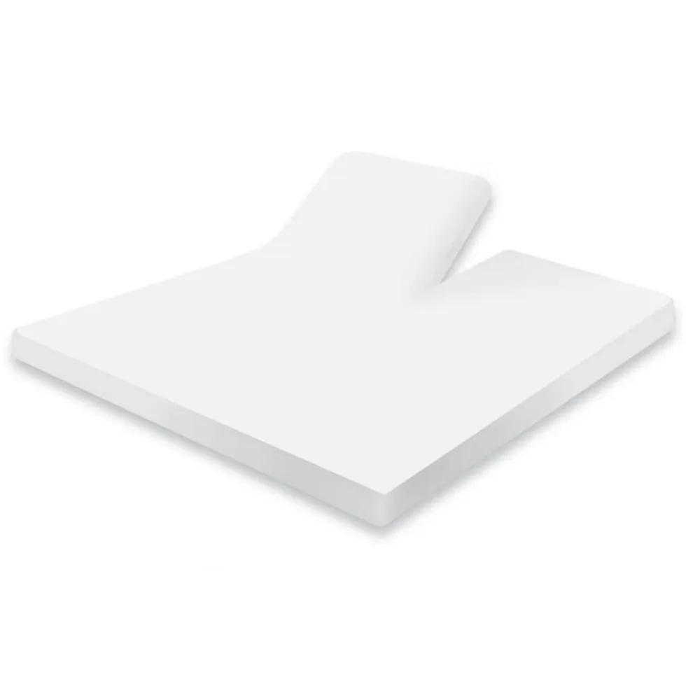 Elegance Splittopper Hoeslaken Jersey Katoen Stretch - wit 160x200cm