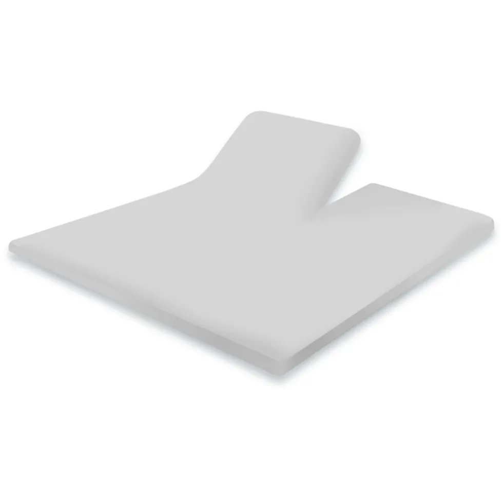 Elegance Splittopper Hoeslaken Perkal Katoen - licht grijs 180x200cm