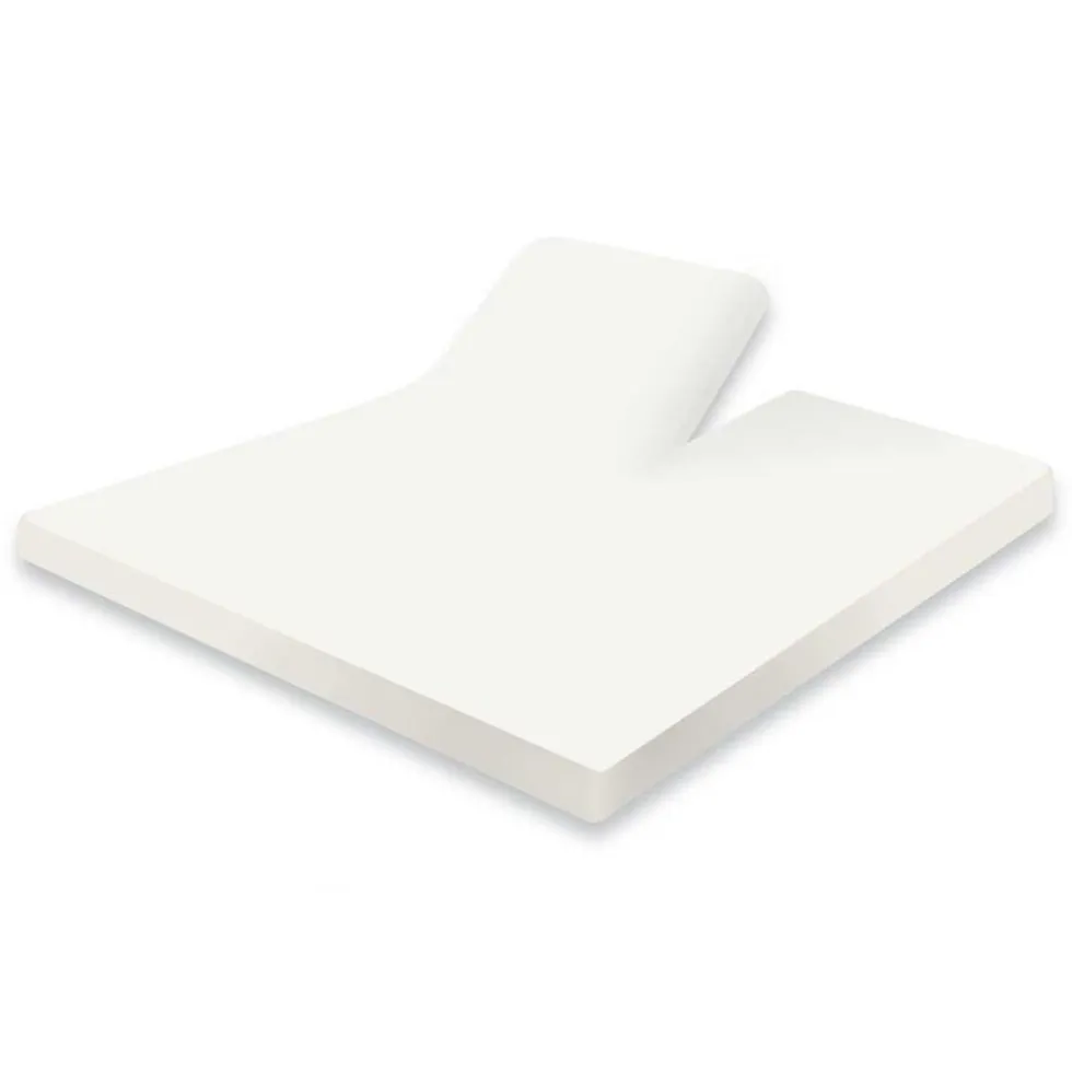 Elegance Splittopper Hoeslaken Jersey Katoen Stretch - ivoor 180x210/220cm