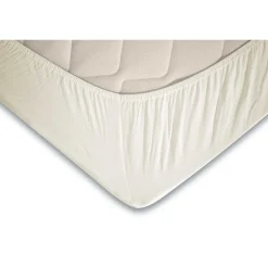 Elegance Topper Hoeslaken Jersey Katoen Stretch - ivoor 90x210/220 - 100x200cm